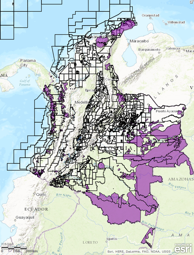 Blocks and indigenous zones of influence