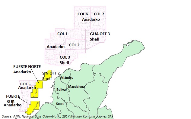 Anadarko chooses Barranquilla