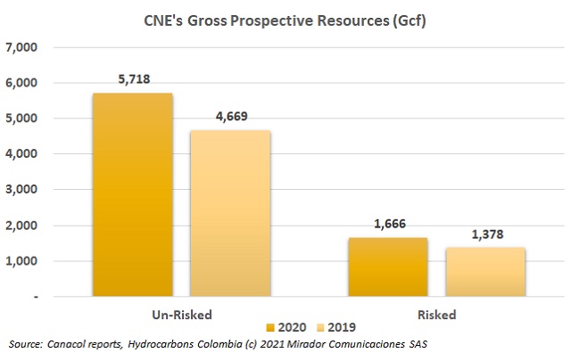 CNE prospective conventional natural gas resources