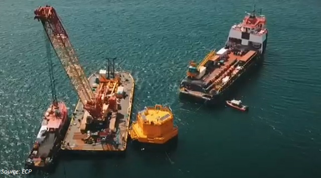 New oil loading platform
