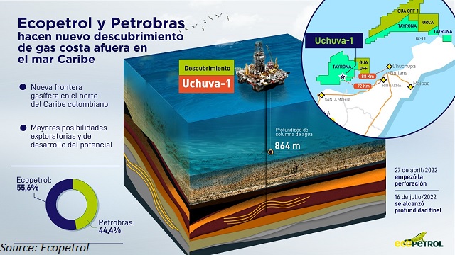 Offshore gas discovery